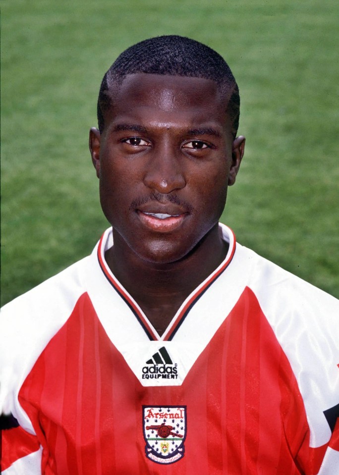 Campbell played for Arsenal between 1988 and 1995