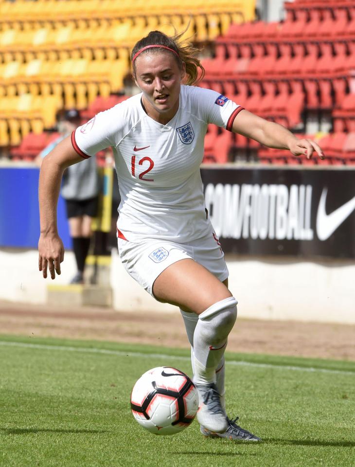 Ella played for the England youth teams when she was a teenager