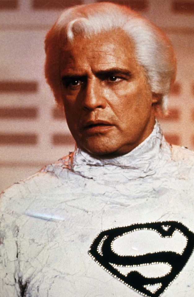 Marlon Brando played Jor-El, the father of Superman