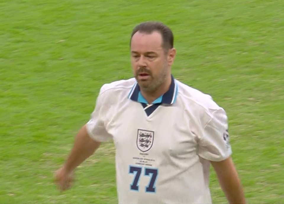 Soccer Aid fans are in awe after seeing Danny Dyer's defensive skills