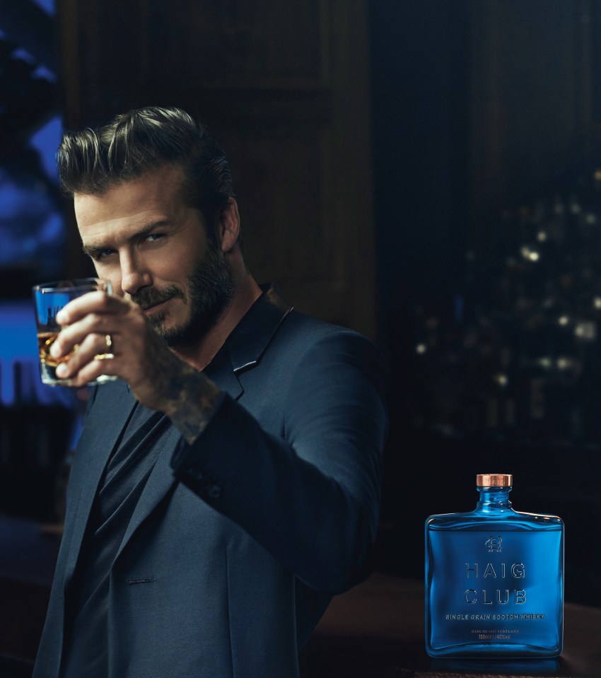 The single grain whisky created by David Beckham is perfect in a whisky sour