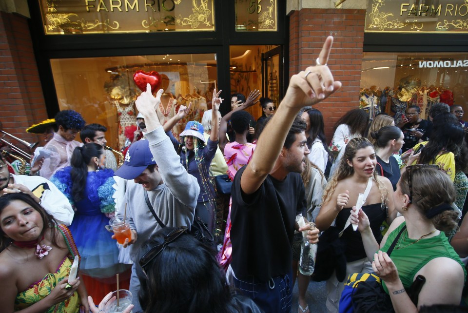 Thousands of people fill the streets for the festival