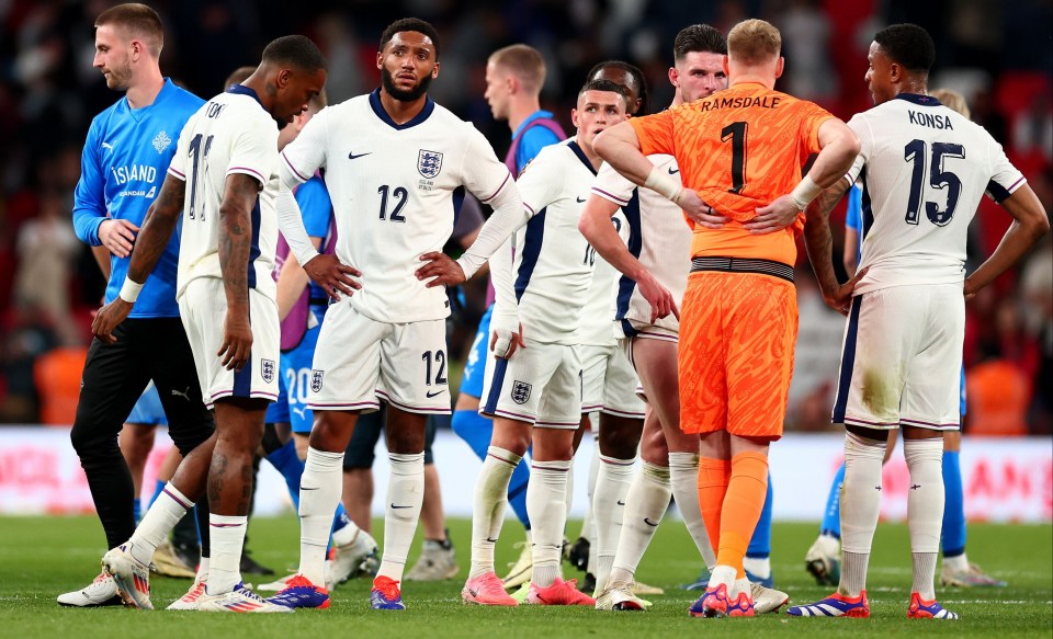 The Three Lions lost to Iceland in their final warm-up game ahead of Euro 2024