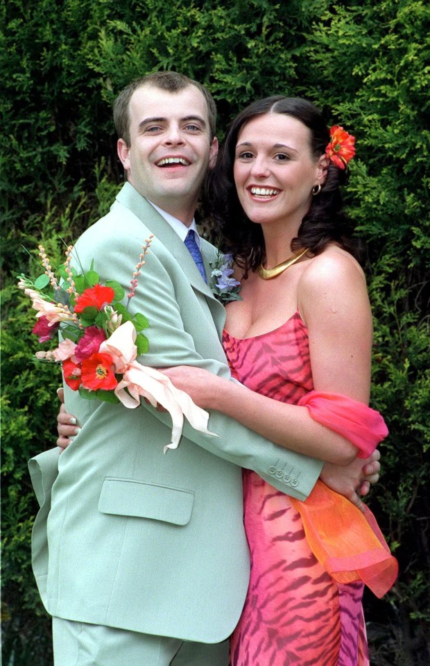 Suranne as Karen Phillips with Simon Gregson who played Steve McDonald on Corrie