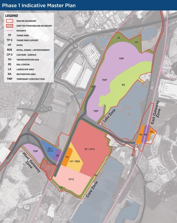 The park is expected to bring £50billion to the UK economy