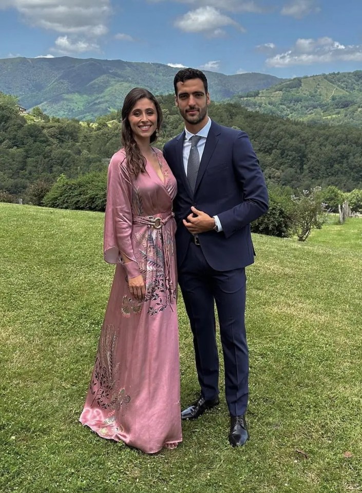 Mikel Merino and Lola said their ‘I do’s’ in January this year