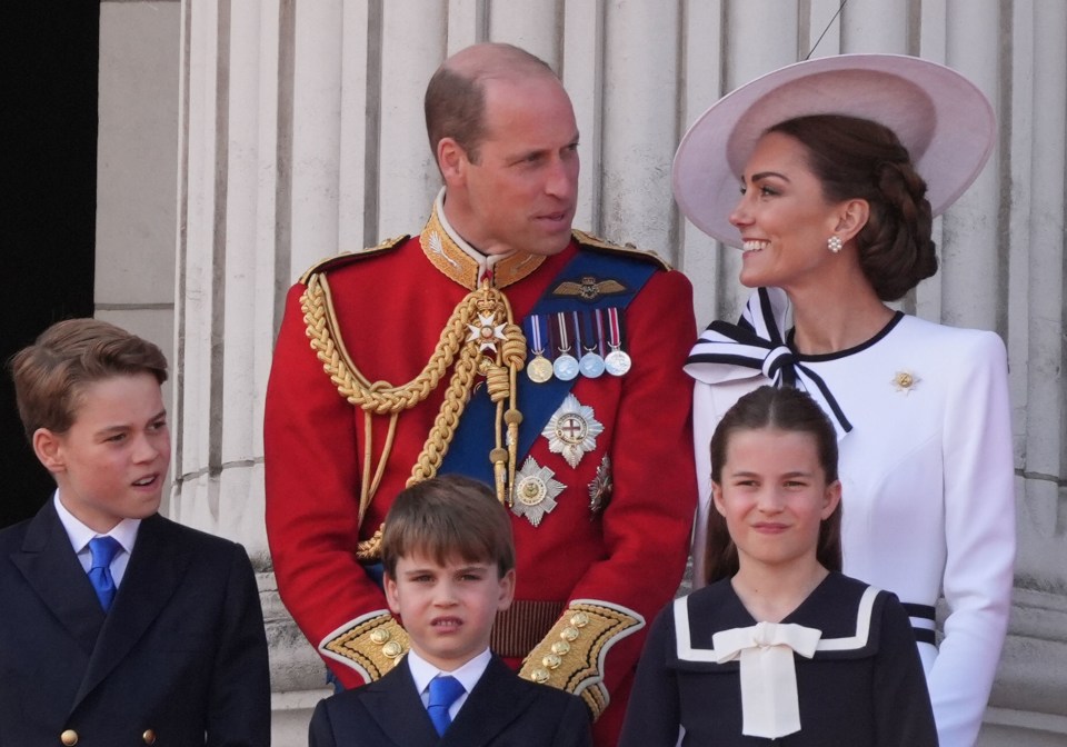 Judi James says there's a 'different dynamic' between the three children which was also evident at Trooping the Colour