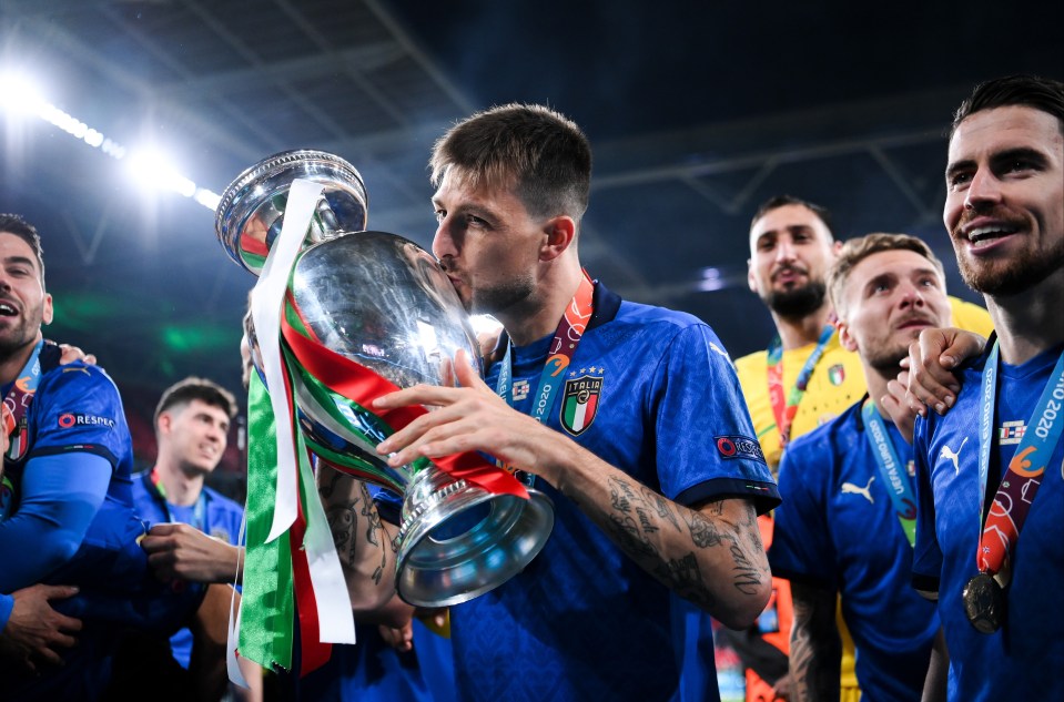 Italy lifted the trophy at Wembley in July 2021