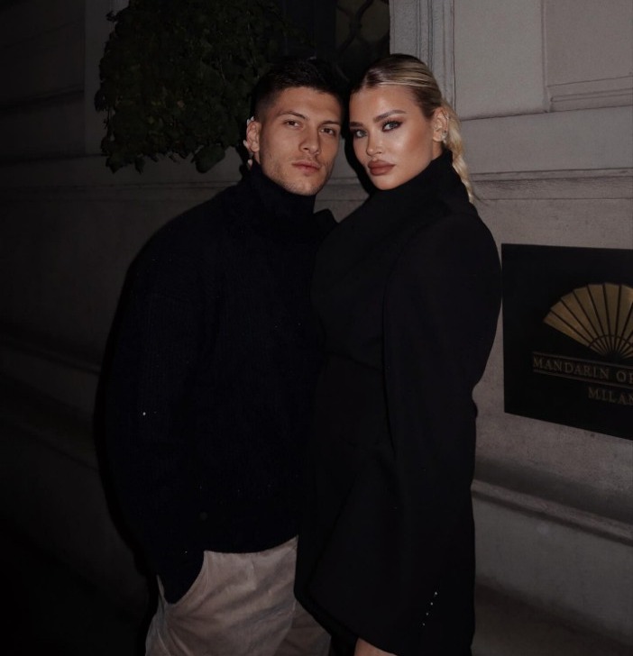 Luka Jovic and Sofija are one of Serbia's glam couples