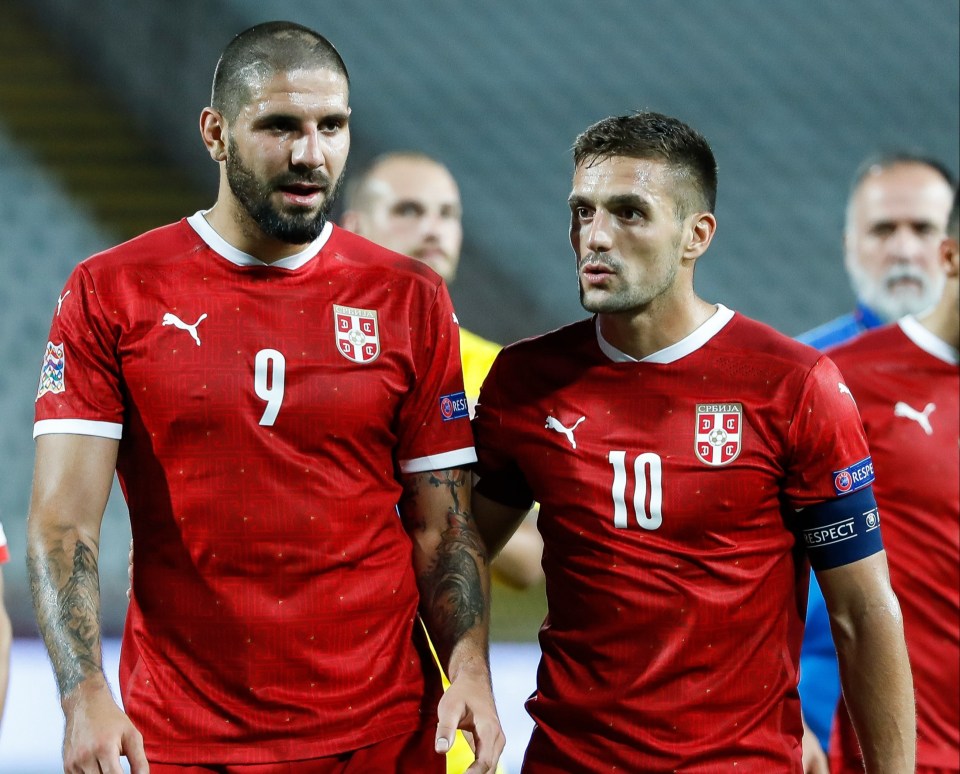 Serbia’s hopes will be pinned on Alexsandar Mitrovic and Dusan Tadic