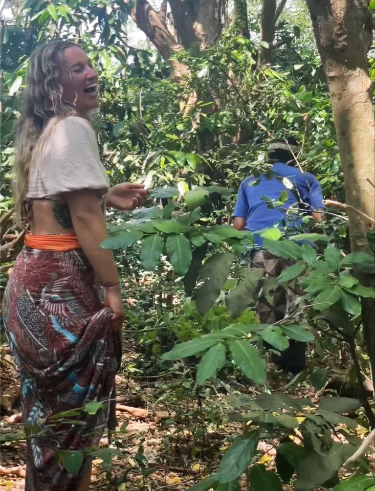 The phone was eventually found in the jungle