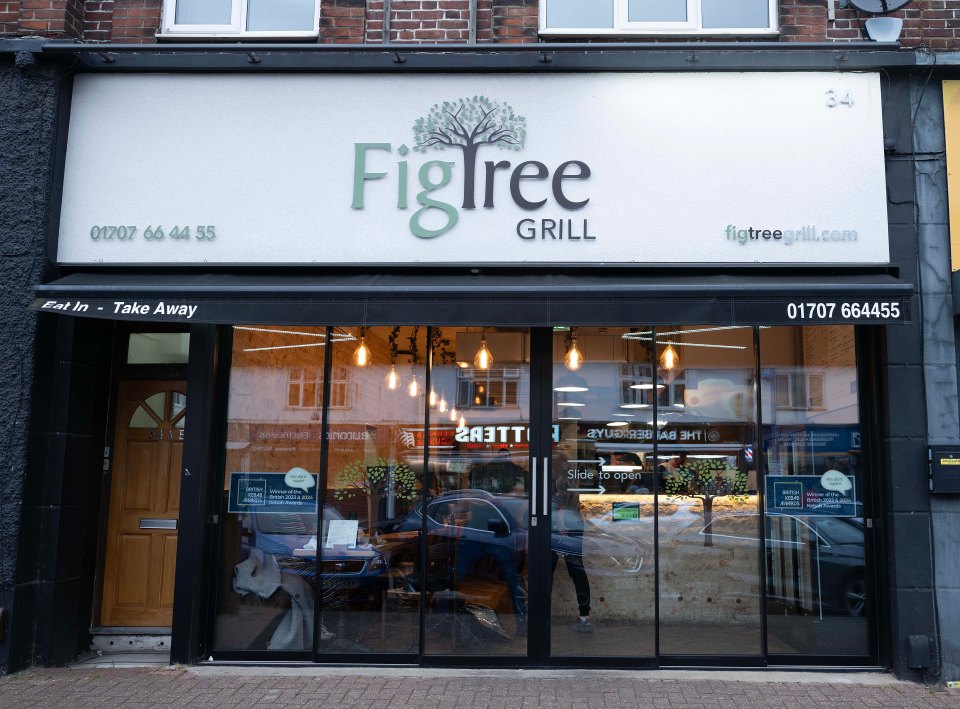 The front of Fig Tree Grill in Potters Bar