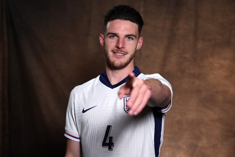 England's Declan Rice has been described by his team as the best singer and dancer