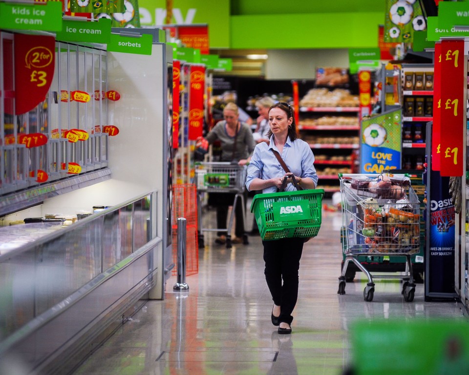 Asda was the worst performing food retailer and the only big supermarket to drop sales