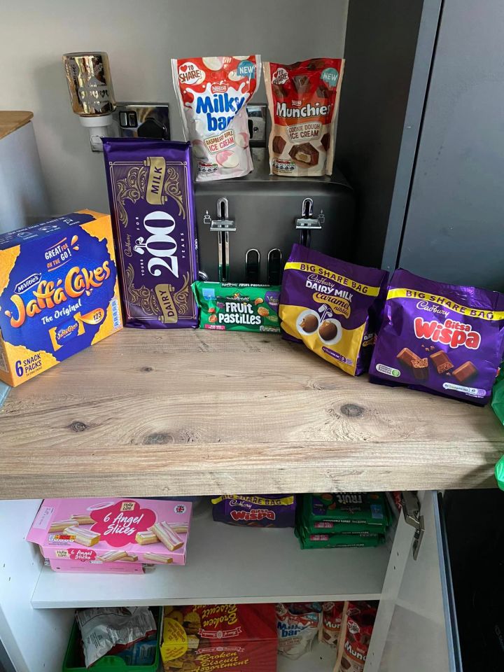 Cadbury's big share bags (pictured right) usually retail for £2.50