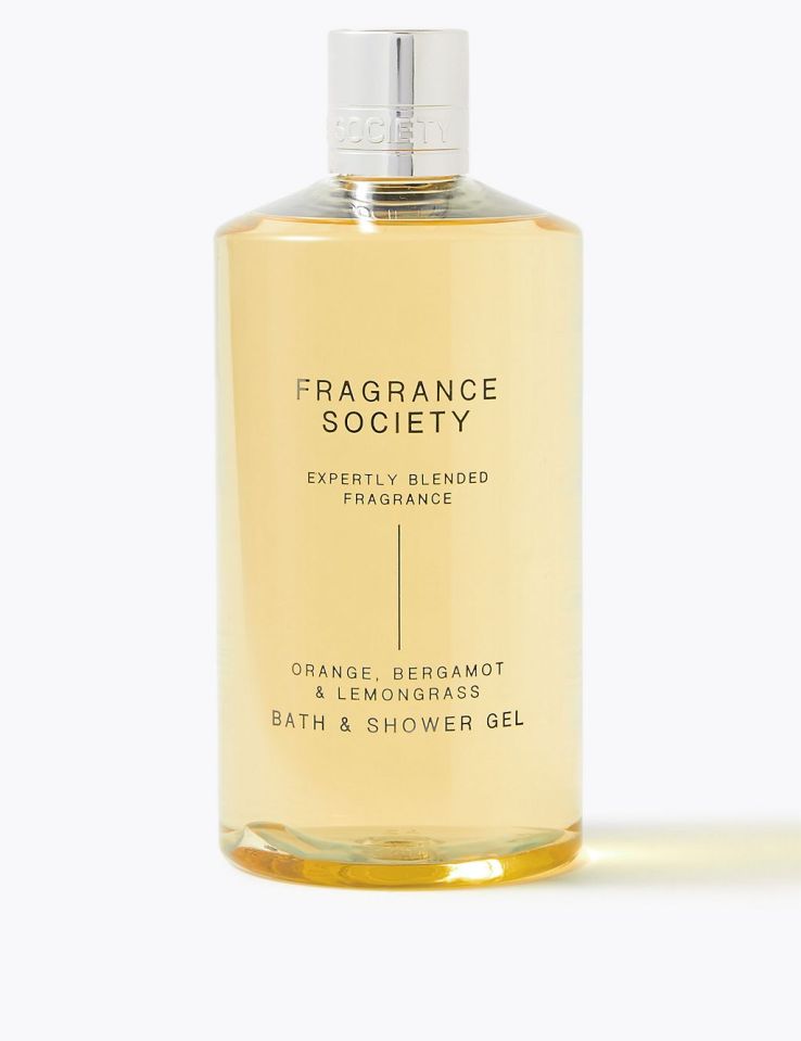 Or save by opting for The Fragrance Society orange, bergamot and lemongrass shower gel for just £7.50 instead