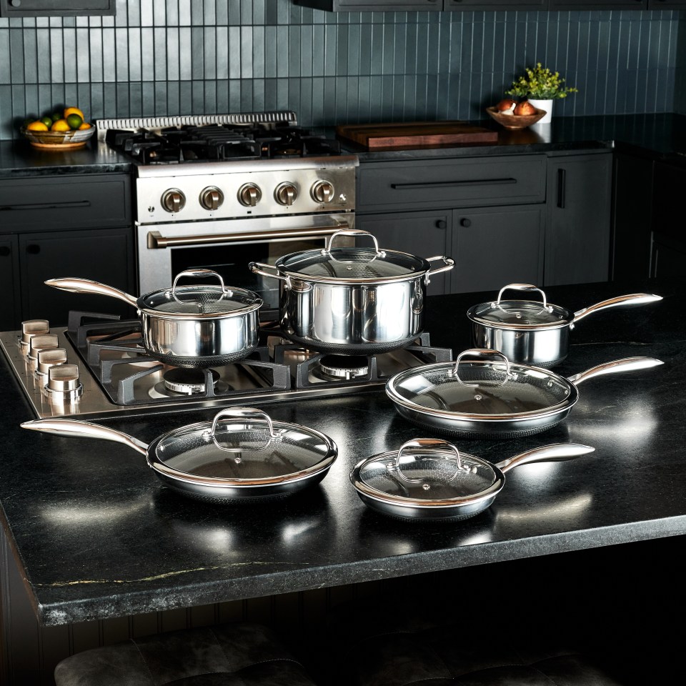 Win a 13-piece set of HexClad cookware worth £730