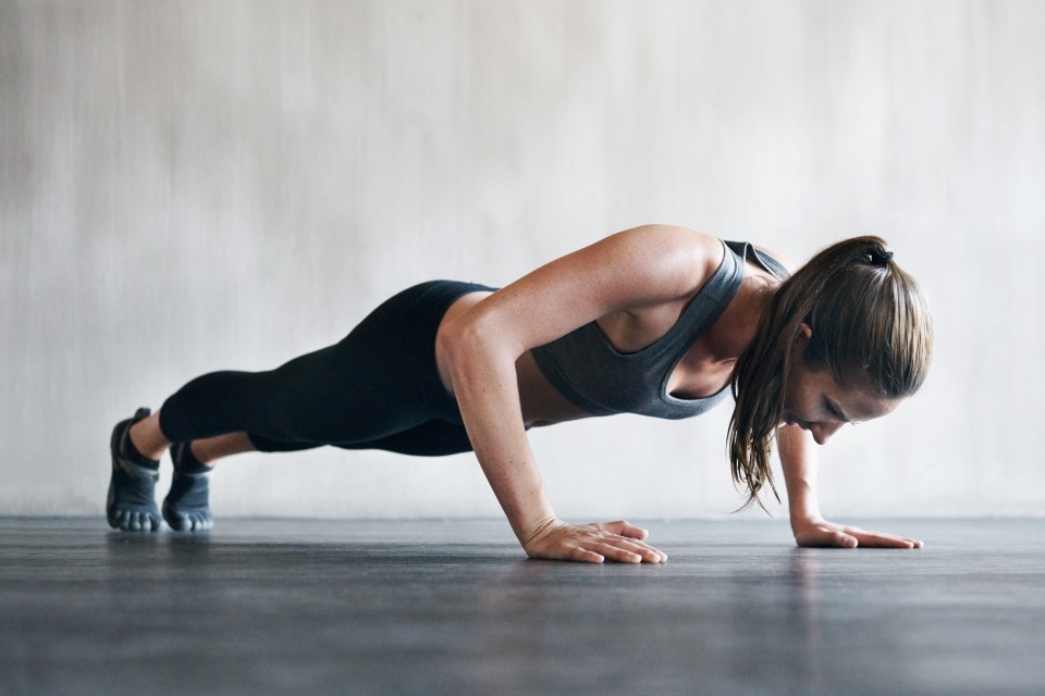 Press ups might sound intimidating but you can build arm strength by doing them against a wall