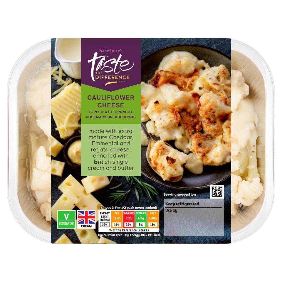 Sainsbury's Taste the Difference Cauliflower Cheese