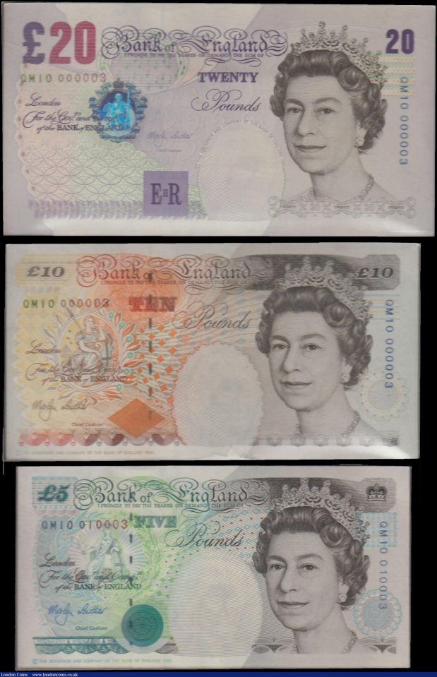 A banknote's serial number can be found in the top left corner