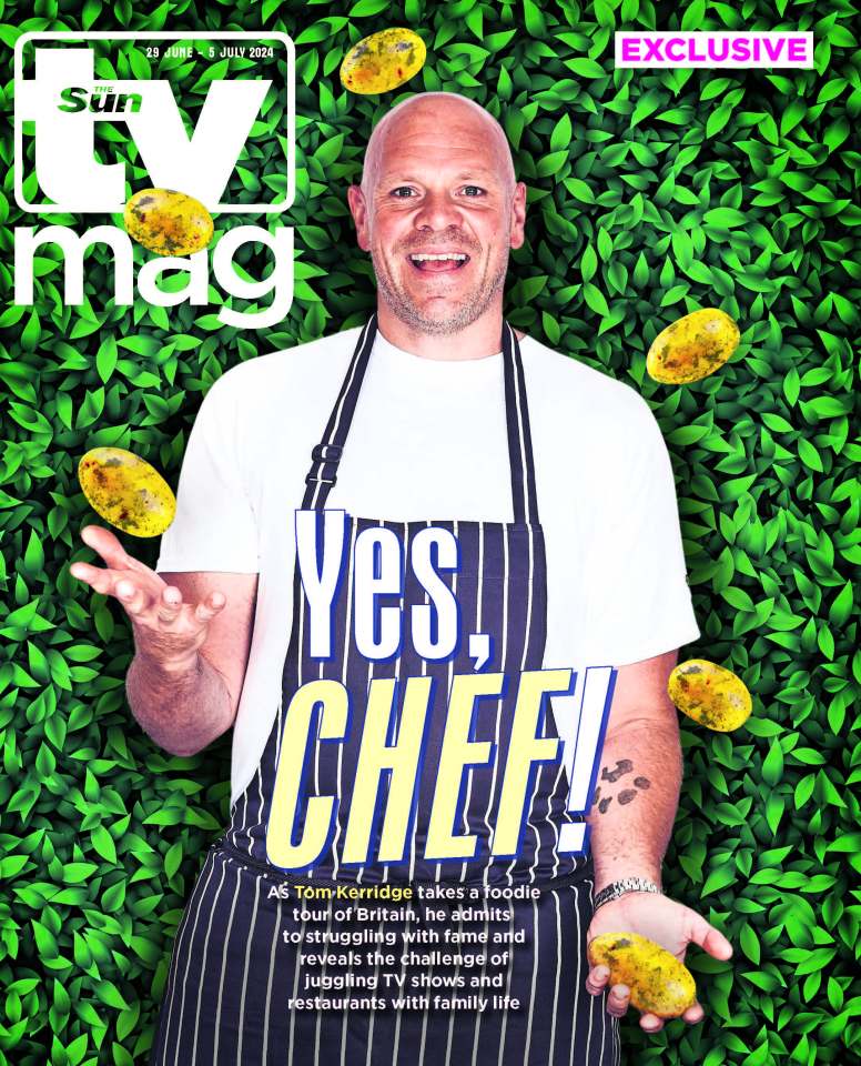 Tom Kerridge has told TV Mag how his son Acey is showing talent in the kitchen