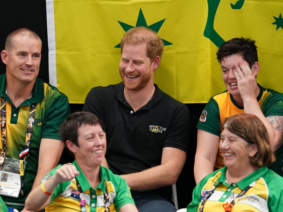  Prince Harry at the Invictus Games in 2022