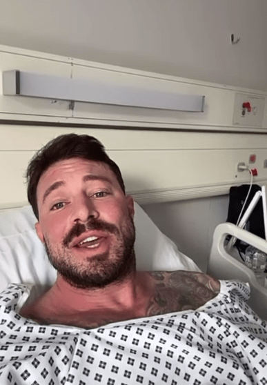 Duncan James told fans that he was rushed to hospital after surgery went wrong