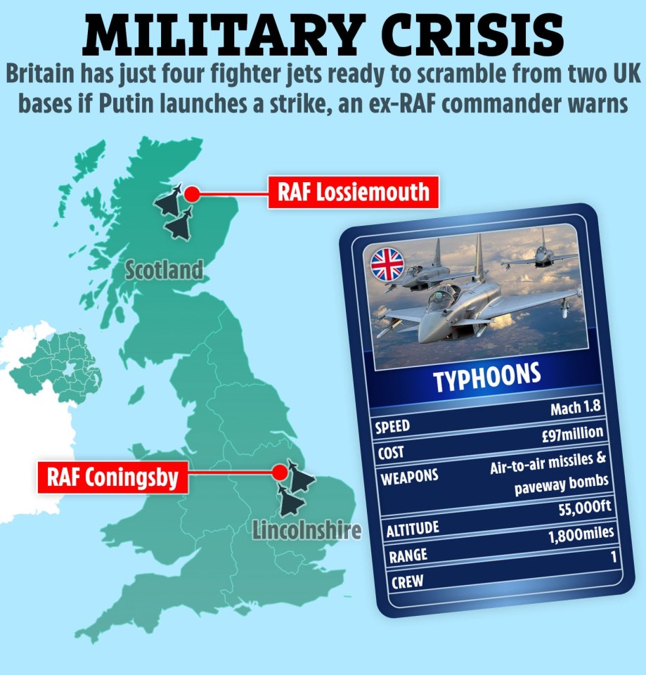 an advertisement for military crisis in britain