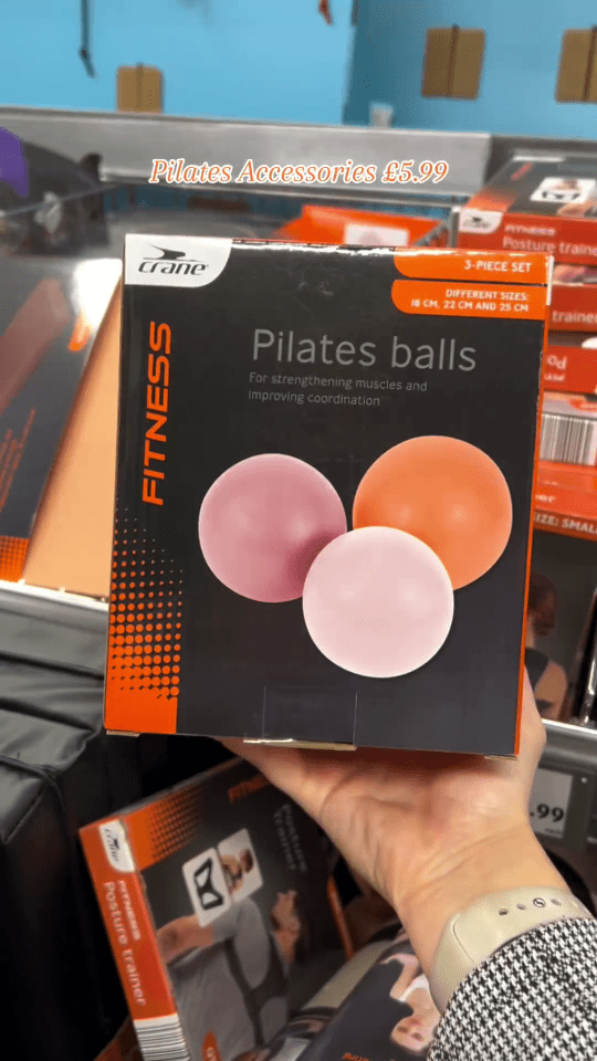 The Crane Pilates Ball Set costs £5.99