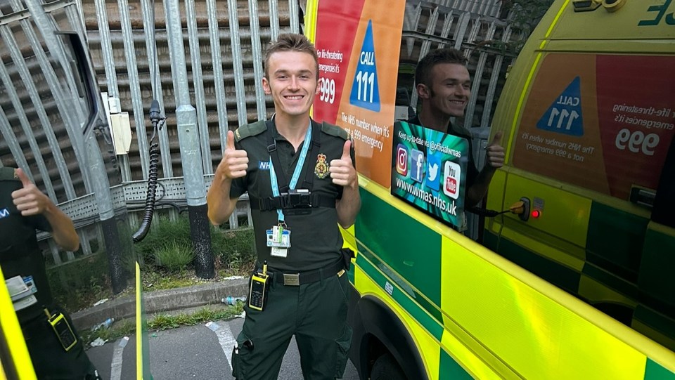 West Mids Ambulance paid tribute saying his death at such a young age was ‘a great tragedy’