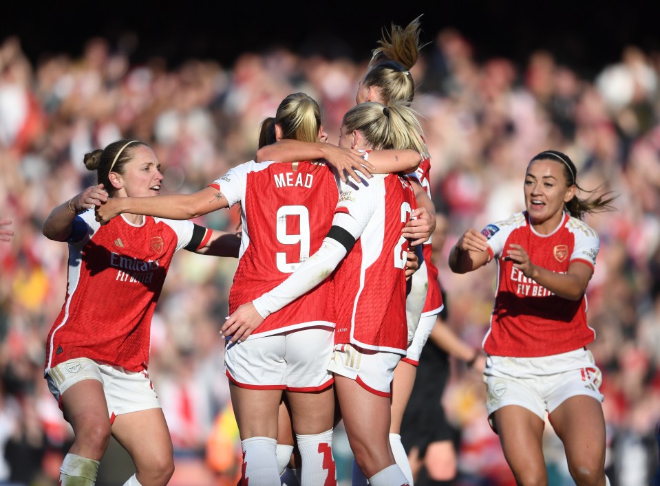 Arsenal are among the clubs who have seen a rise in crowd numbers with the club set to host eight WSL games at the Emirates next season