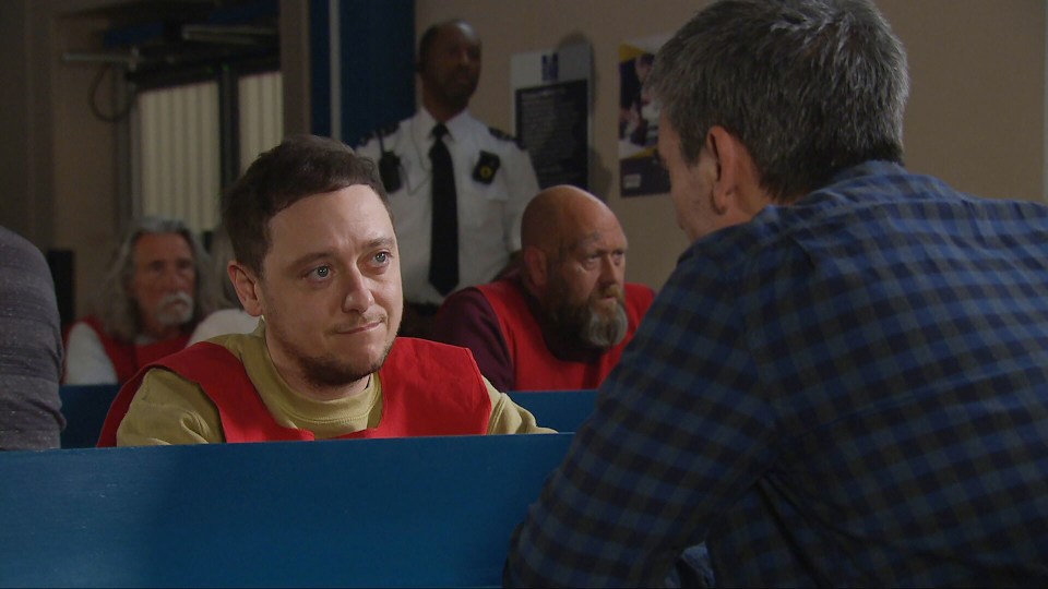 An emotional Matty struggles to hold it together as he talks to Cain