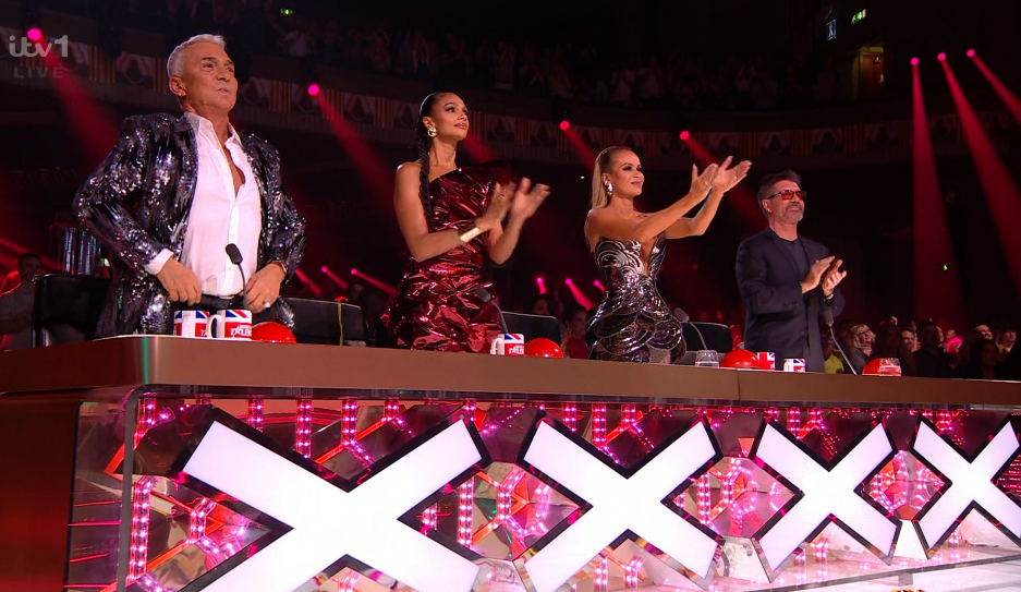 The judges were all back with their most glam outfits