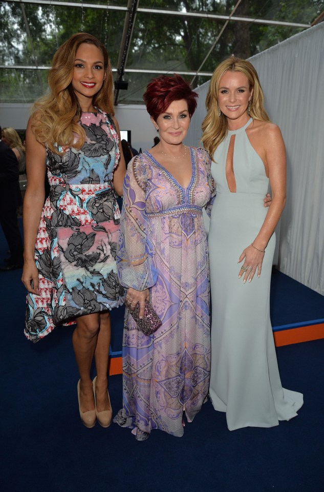 Amanda with Sharon and BGT judge Alesha Dixon