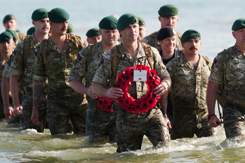 A beach landing by the Royal Marines of 47 Commando at Asnelles