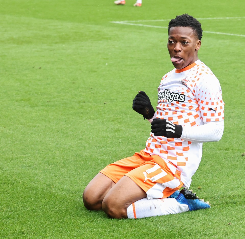 Dembele was hailed by Blackpool boss Blackpool boss Neil Critchley