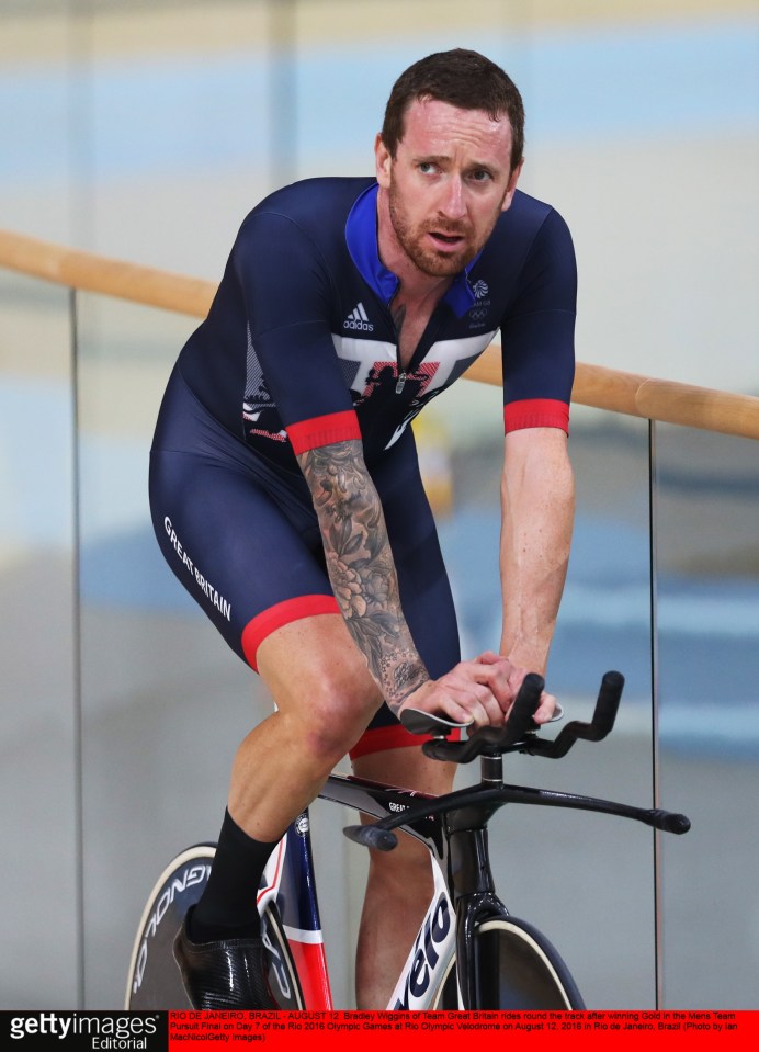 Wiggins retired in 2016 as one of Britain’s most celebrated athletes