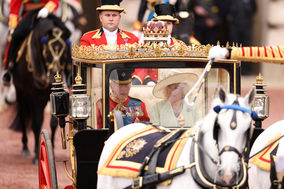 King Charles and Queen Camilla have also arrived at the big day