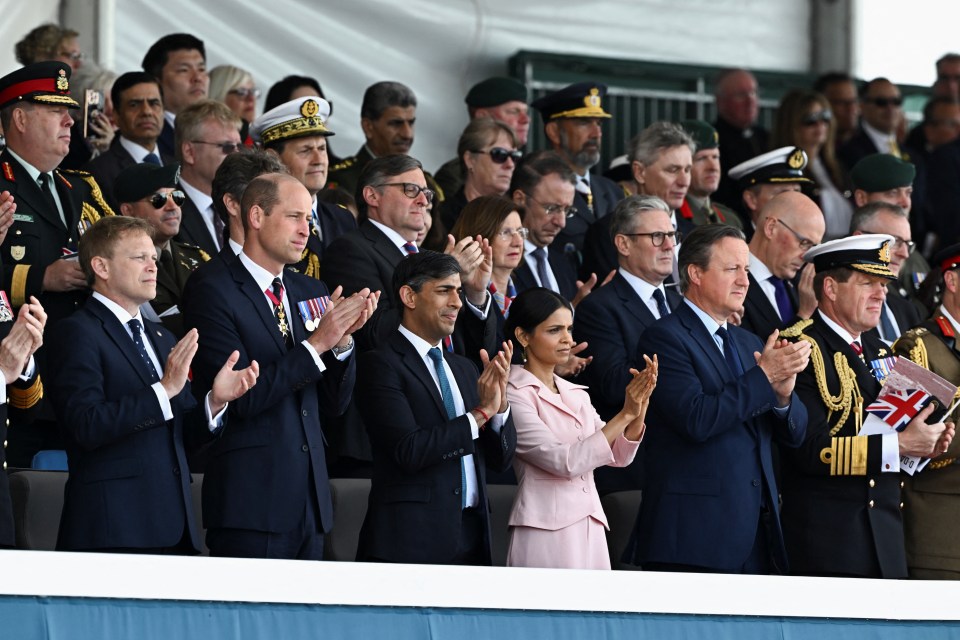 The prince looked moved by the ceremony