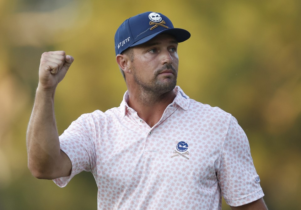 Bryson DeChambeau topped the leaderboard at Pinehurst