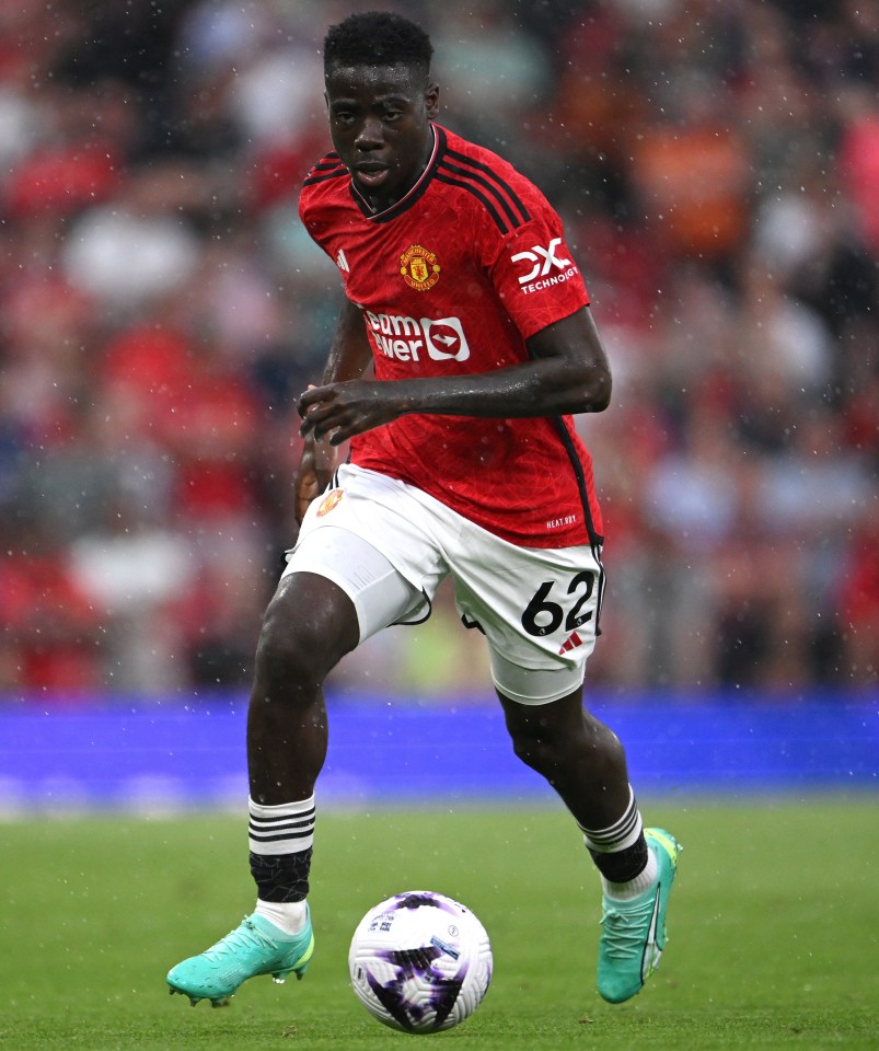 Omari Forson is set to leave Manchester United this month