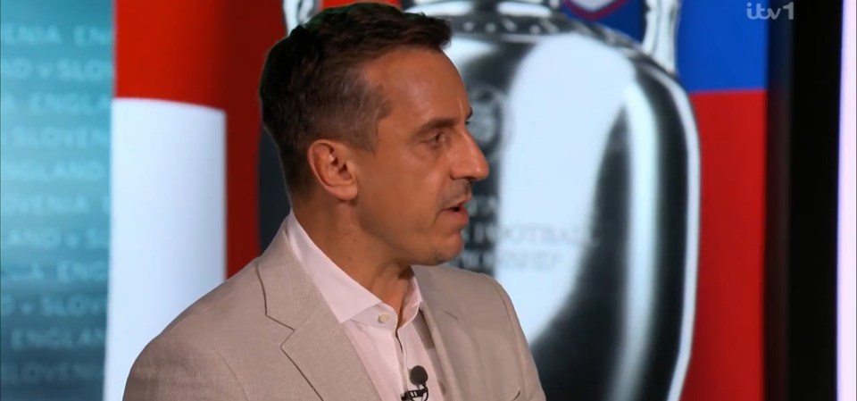 Gary Neville drew on his managerial experience as he analysed Southgate's performance at the Euros