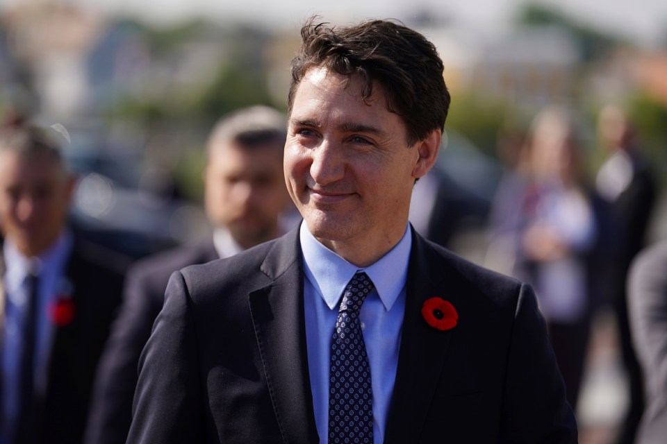 Canadian Prime Minister Justin Trudeau ahead of the Government of Canada ceremony