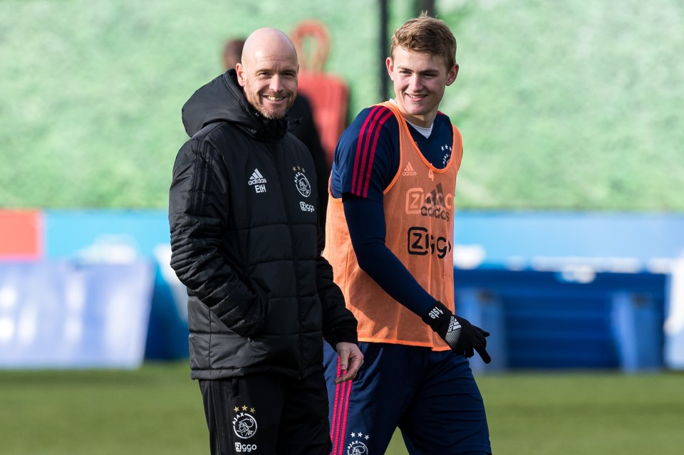 De Ligt played under Erik ten Hag at Ajax