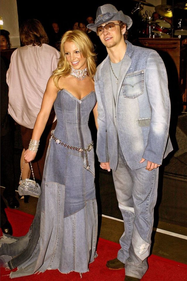 Britney and Justin became fashion icons with their double denim look