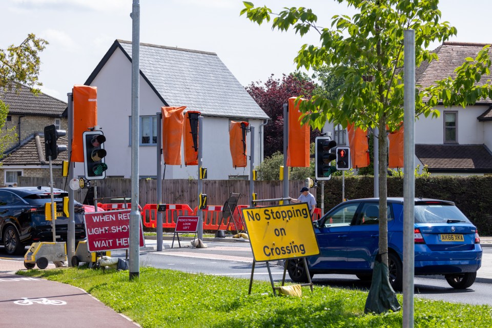 The new junction has seen 31 sets of new traffic lights installed in the area