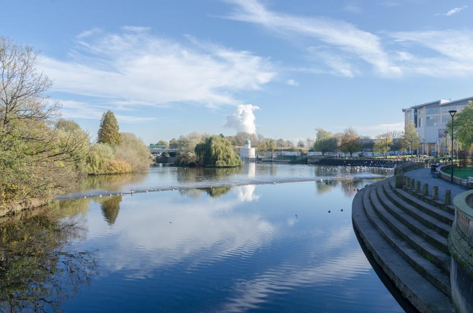 Derby River Gardens from Derwent Street