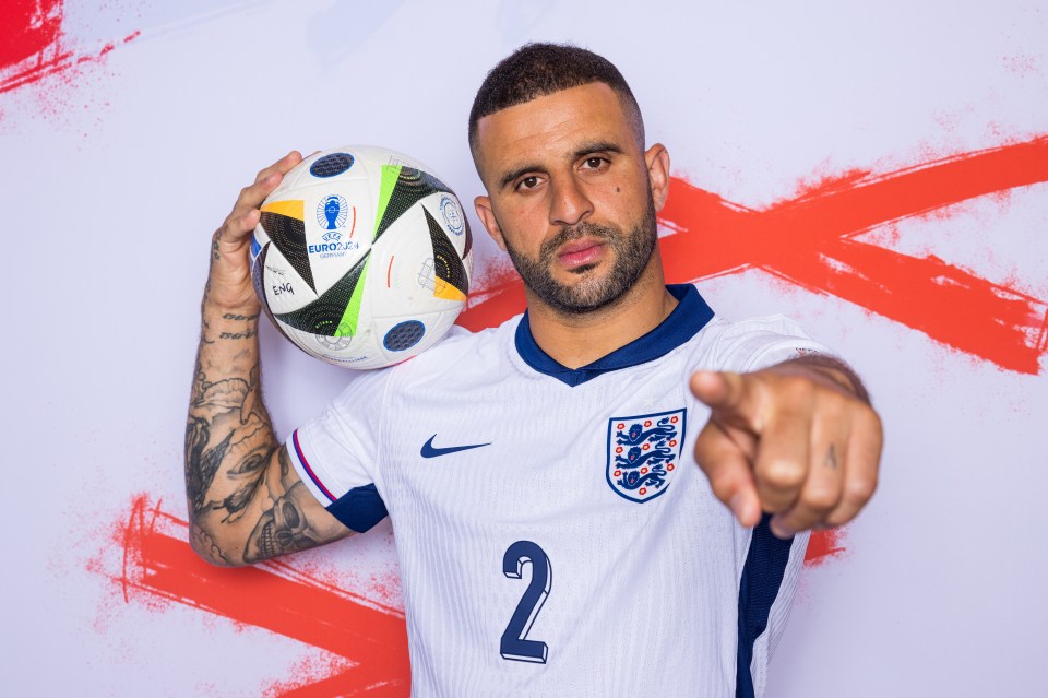 Kyle Walker has been named as England's vice-captain