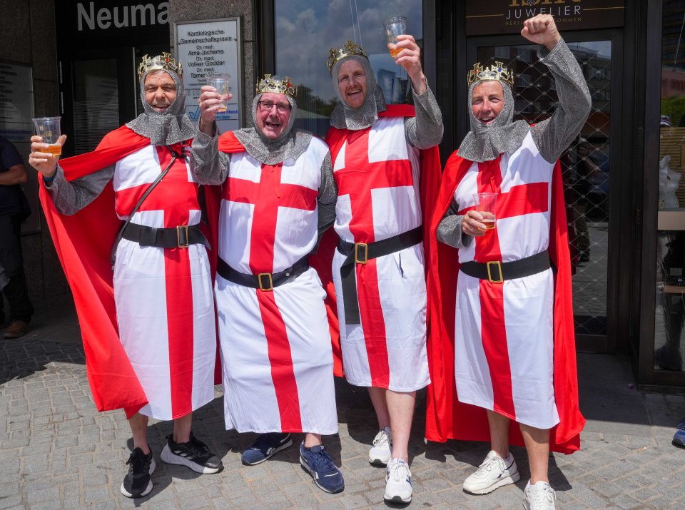 England fans from Bristol ahead of England’s fairytale ending