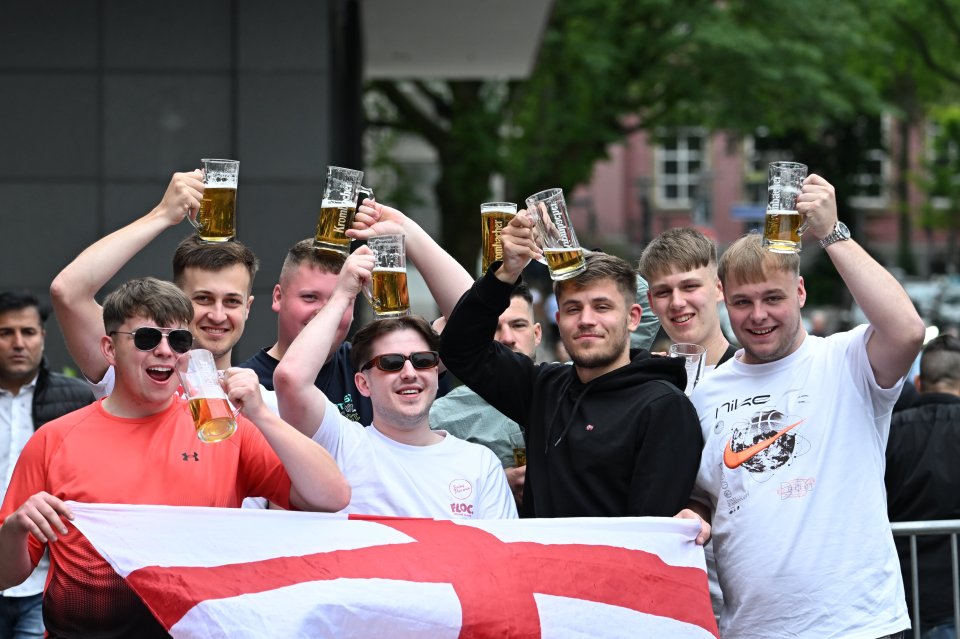 England fans have started arriving in Germany for Euro 2024 and 350,000 are expected over the course of the tournament